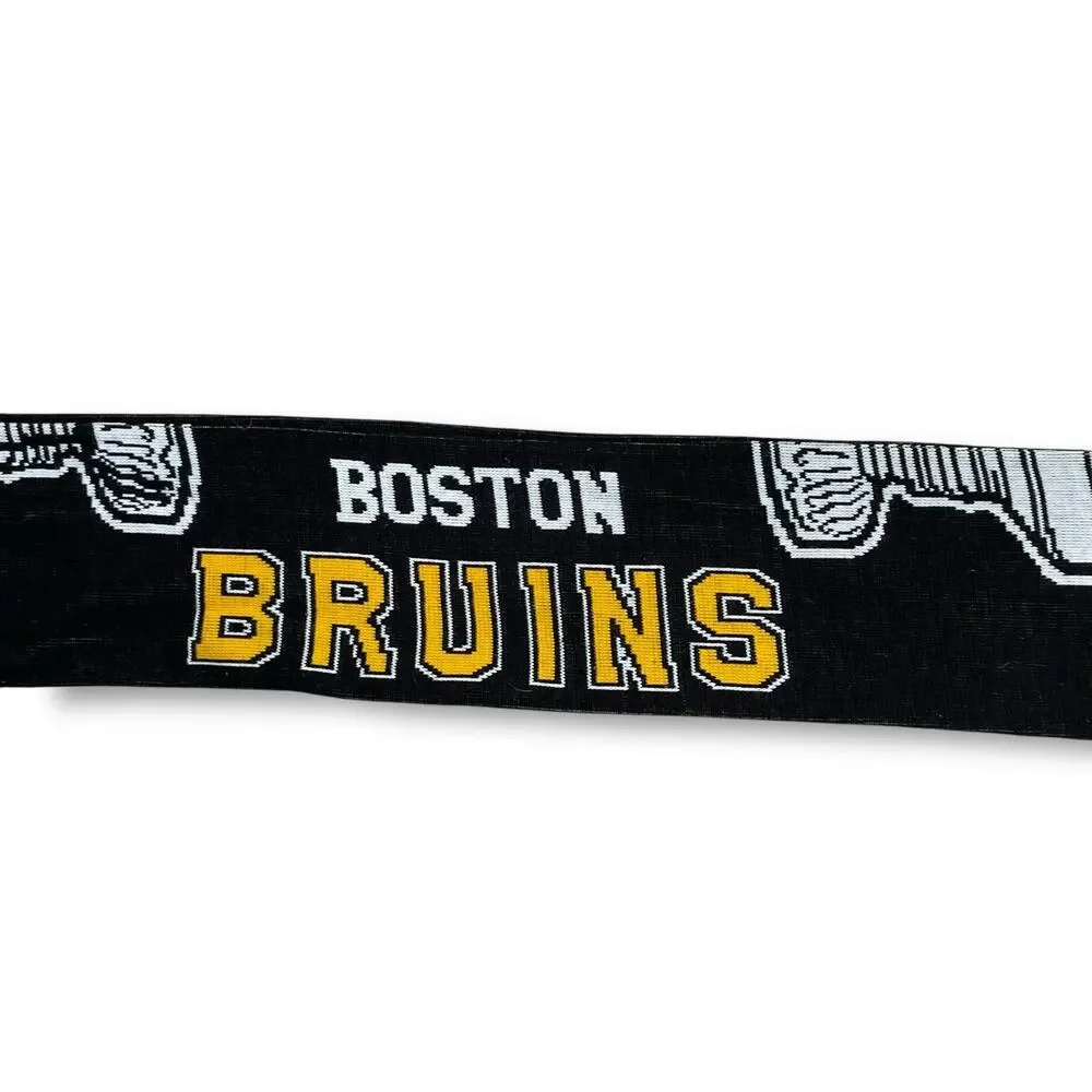 Boston Bruins Reebok 2011 Stanley Cup NHL Faceoff Collection Hockey Scarf 56